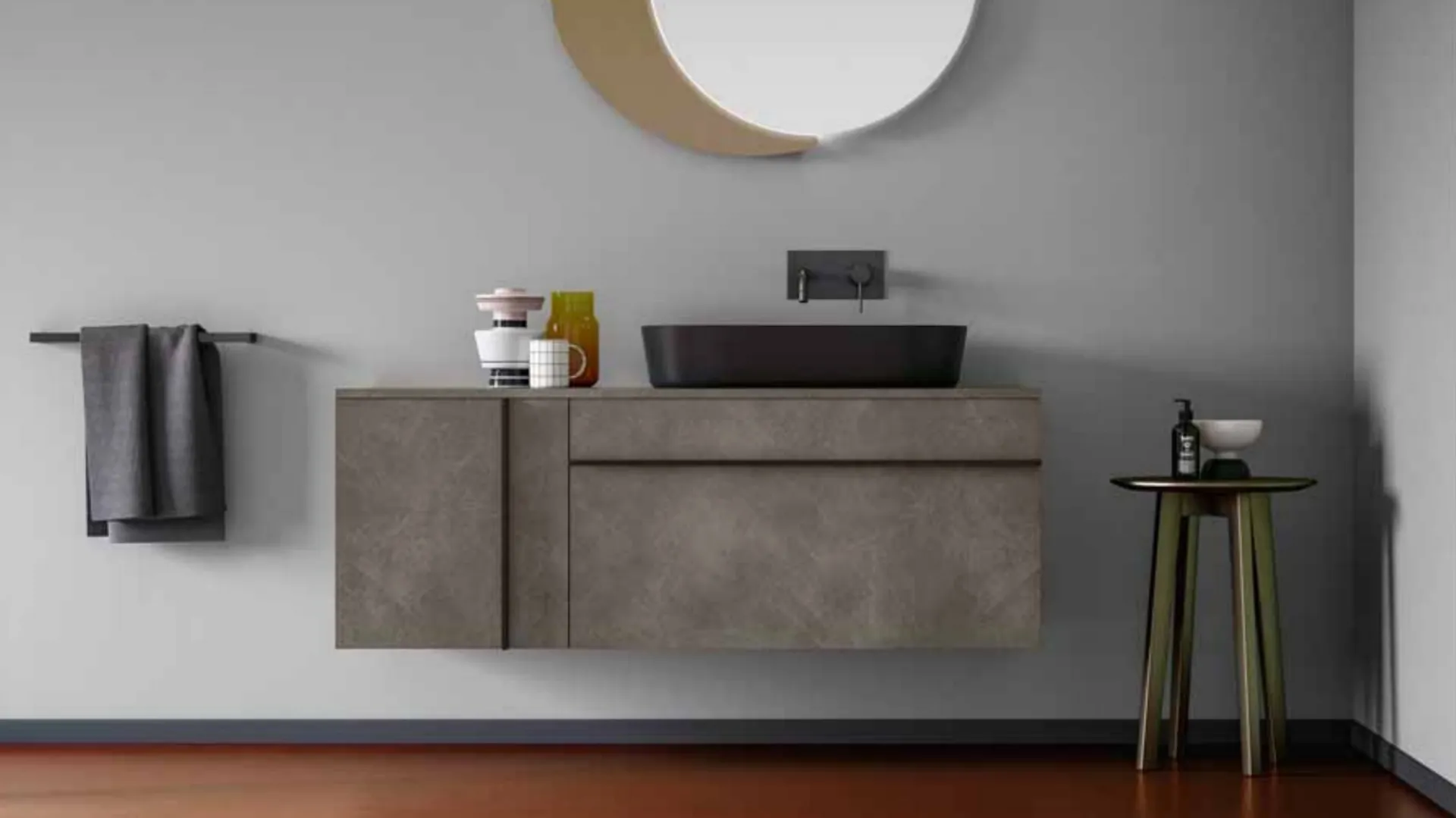 Mobile bagno moderno sospeso LINEA 02