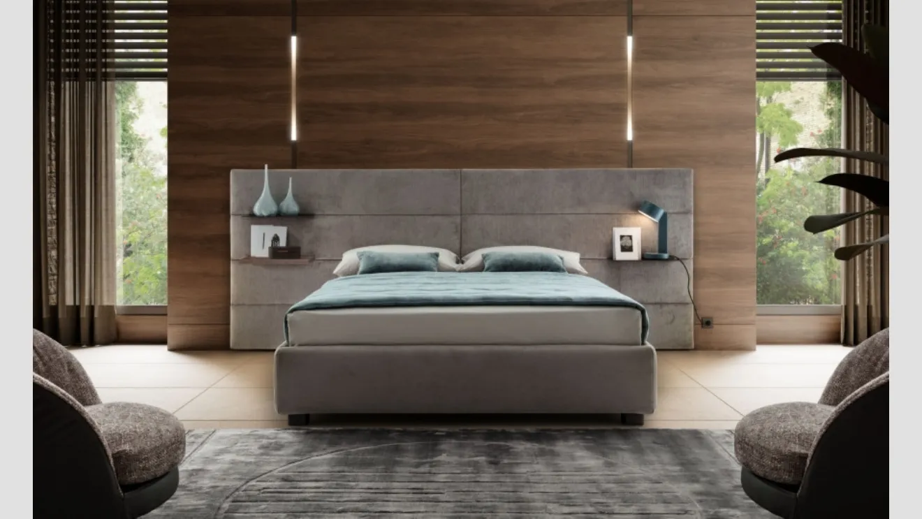 Letto con testiera Horizon di Le Comfort