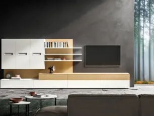 Parete Attrezzata Living T04 2023 di Gentili Cucine